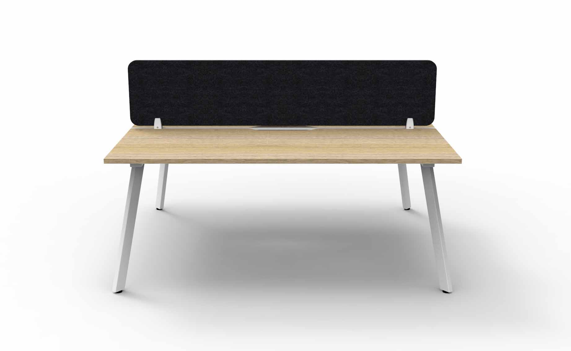 Eternity 2 Person Double Sided Workstation - with Eco Screen
